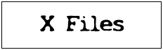 Arquivo-X - X-File Fonte True Type
