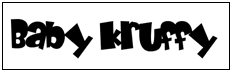 Baby Kruffy Fonte True Type